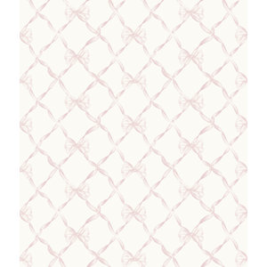 Baby Bow Blue Peel and Stick Wallpaper
